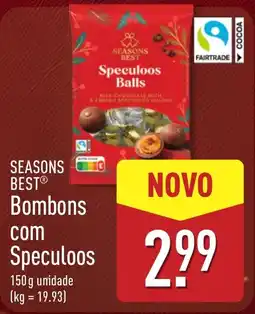 ALDI Seasons best bombons com speculoos promoção