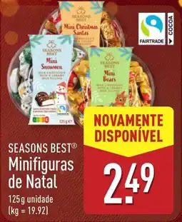 ALDI seasons best minifiguras de natal promoção