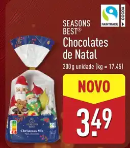 ALDI seasons best chocolates de natal promoção