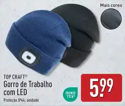 ALDI Top craft gorro de trabalho com led promoção