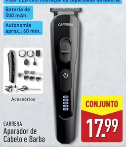 ALDI Carrera aparador de cabelo e barba promoção
