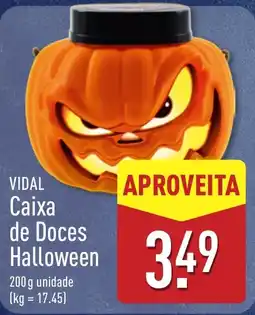 ALDI Vidal caixa de doces halloween promoção