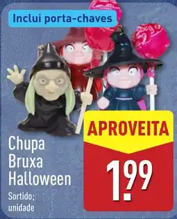 ALDI Chupa Bruxa Halloween promoção