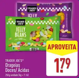 ALDI Trader Joe's drageias doces/ácidas promoção