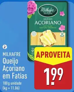 ALDI Milhafre Queijo Açoriano em Fatias promoção