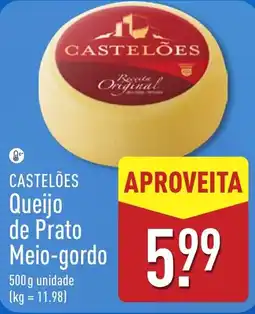 ALDI Castelões queijo de prato meio-gordo promoção