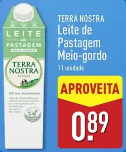 ALDI Leite de pastagem meio-gordo promoção