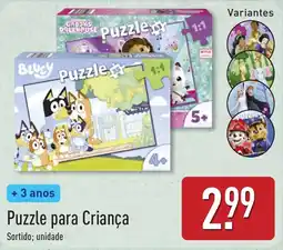 ALDI Puzzle para Criança promoção