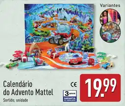 ALDI Calendário do Advento Mattel promoção