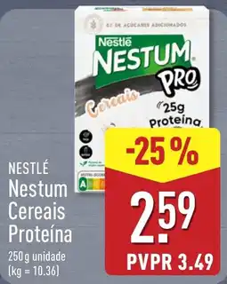 ALDI Nestlé Nestum Cereais Proteína promoção