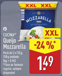 ALDI Cucina queijo mozzarella promoção