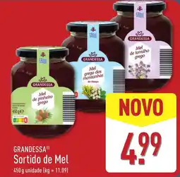 ALDI Grandessa sortido de mel promoção