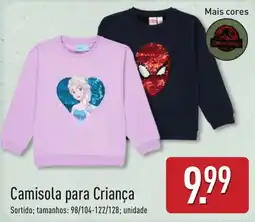 ALDI Camisola para Criança promoção