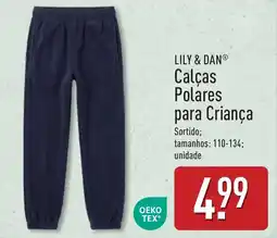 ALDI Calças Polares para Criança promoção