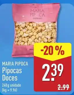 ALDI Maria pipoca pipocas doces promoção