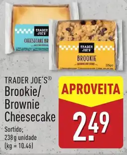 ALDI Trader Joe's brookie/ brownie cheesecake promoção