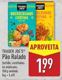 ALDI Trader Joe's pão ralado promoção