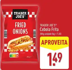 ALDI Trader Joe's cebola frita promoção