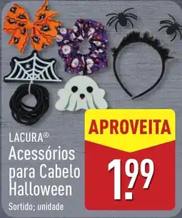 ALDI Lacura acessórios para cabelo halloween promoção