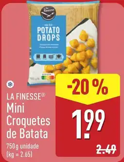 ALDI La finesse mini croquetes de batata promoção