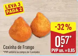 ALDI Coxinha de Frango promoção