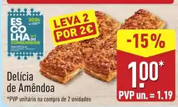 ALDI Delícia de Amêndoa promoção