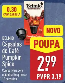ALDI Belmio cápsulas de café pumpkin spice promoção