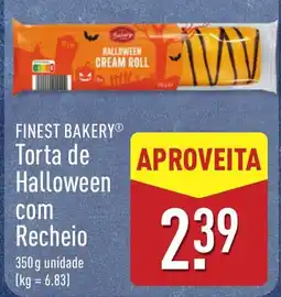 ALDI Finest Bakery torta de halloween com recheio promoção