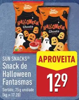 ALDI Sun Snacks Snack de Halloween Fantasmas promoção