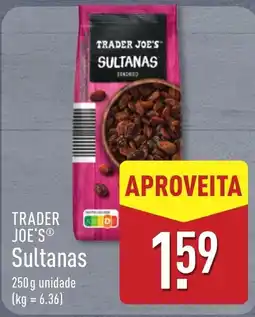 ALDI Trader Joe's sultanas promoção