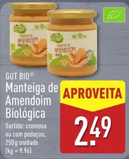 ALDI Gut bio Manteiga de Amendoim Biológica promoção