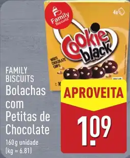 ALDI Family Biscuits Bolachas com Petitas de Chocolate promoção
