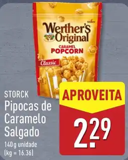 ALDI Storck pipocas de caramelo salgado promoção