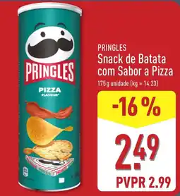ALDI Pringles snack de batata com sabor a pizza promoção