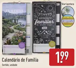 ALDI Calendário de Família promoção