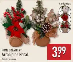 ALDI Home creation® arranjo de natal promoção