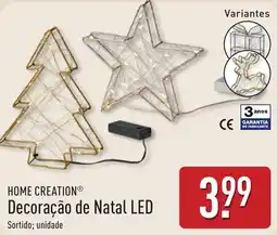 ALDI Home creation® decoração de natal led promoção