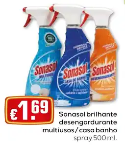 Bolama Sonasol brilhante desengordurante multiusos/casa banho spray promoção