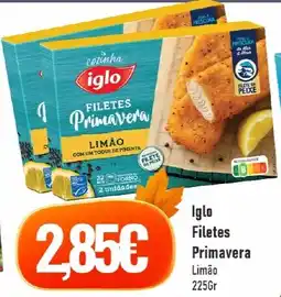 Belita Iglo Filetes Primavera Limão promoção