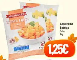 Belita Amanhecer batatas cubos promoção