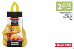 Amanhecer Batata Branca promoção