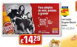 Bolama Cerveja super bock mini promoção
