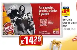 Bolama cerveja super bock mini promoção