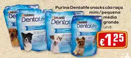 Bolama Purina dentalife snacks cão raça mini/pequena média grande promoção