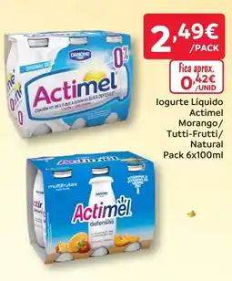 Amanhecer Actimel defensas promoção