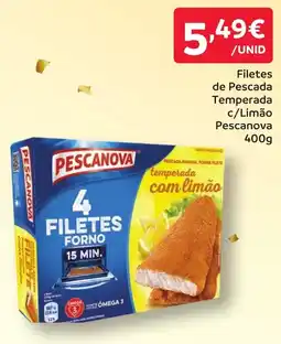 Amanhecer Filetes de Pescada Temperada c/Limão Pescanova promoção