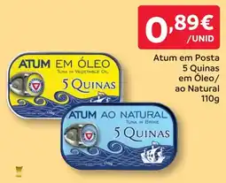 Amanhecer Atum em posta 5 quinas promoção