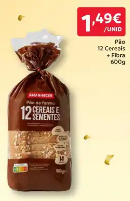 Amanhecer Pão de forma 12 cereais e sementes promoção
