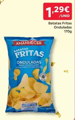 Amanhecer Amanhecer batatas fritas onduladas promoção