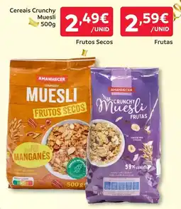 Amanhecer Amanhecer muesli frutos secos promoção